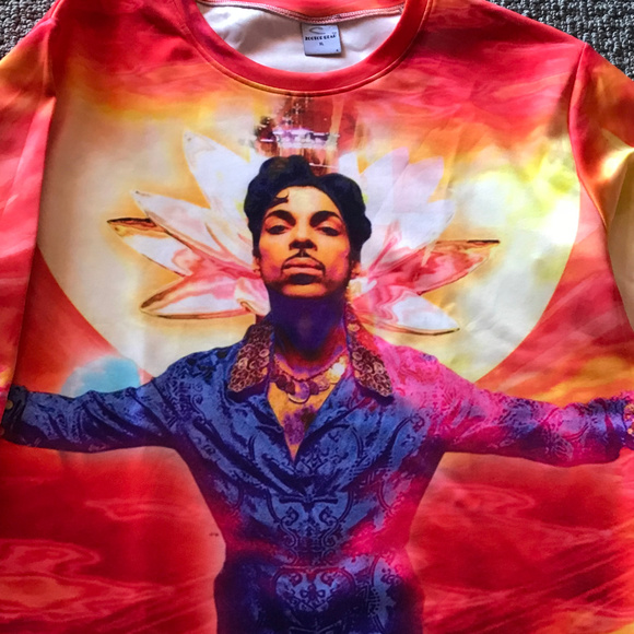 ZOOTOP BEAR Tops - PRICE DROP!! PRINCE GRAPHIC STYLE SHIRT S XL